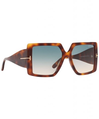 Sunglasses FT0790W5753P TORTOISE GOLD/GREEN GRAD $96.60 Unisex