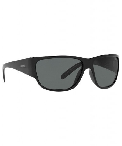 Men's Polarized Sunglasses AN4280 63 BLACK/POLAR GREY $27.04 Mens