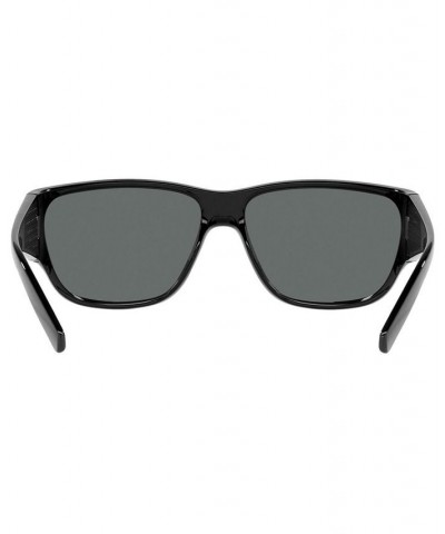 Men's Polarized Sunglasses AN4280 63 BLACK/POLAR GREY $27.04 Mens