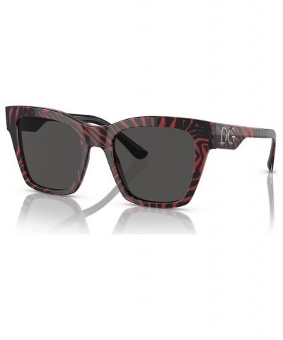 Women's Sunglasses DG438453-X Zebra Bordeuax $55.10 Womens