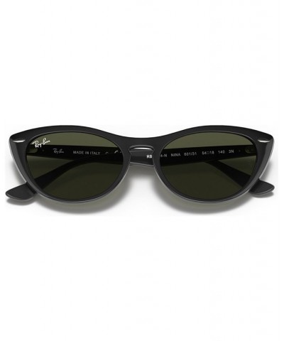 Sunglasses RB4314N NINA BLACK / GREEN $22.62 Unisex