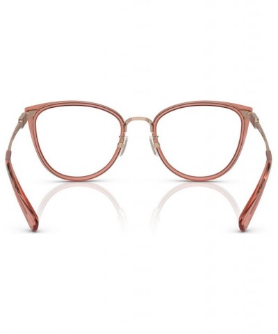 Women's Cat Eye Eyeglasses HC514652-O Transparent Amber $22.99 Womens