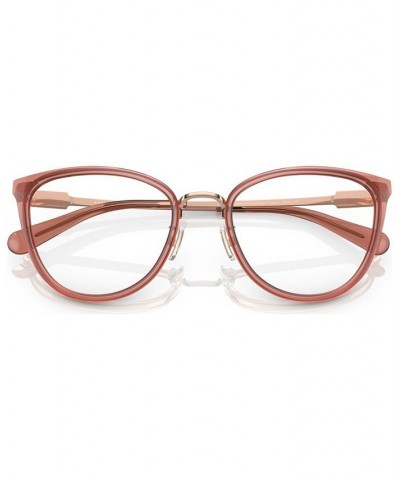 Women's Cat Eye Eyeglasses HC514652-O Transparent Amber $22.99 Womens