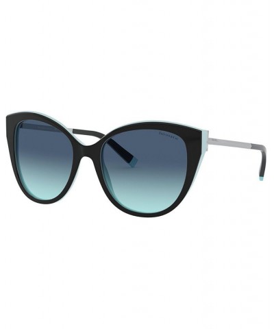 Sunglasses TF4166 55 BLACK/BLUE/AZURE GRADIENT BLUE $81.06 Unisex