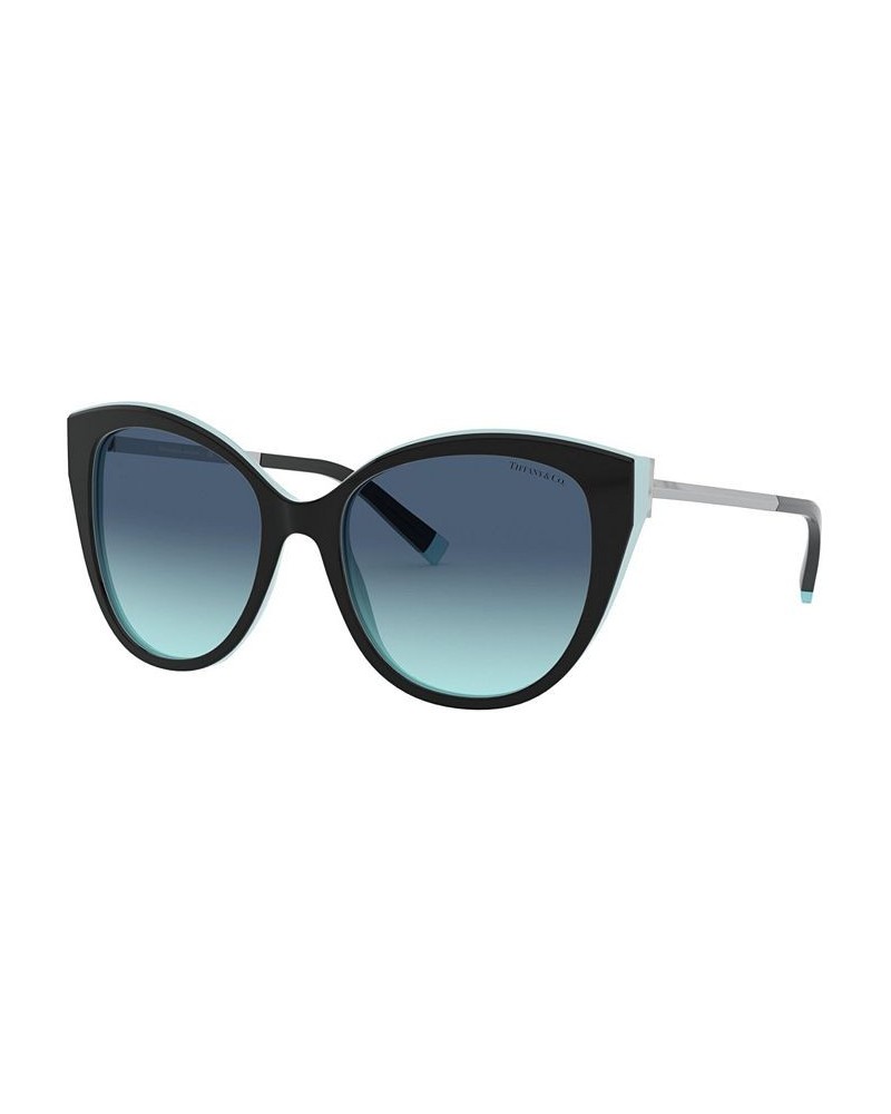 Sunglasses TF4166 55 BLACK/BLUE/AZURE GRADIENT BLUE $81.06 Unisex