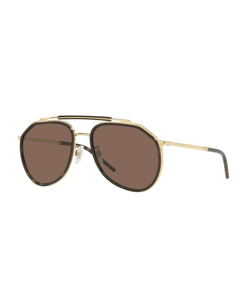 Men's Sunglasses DG2277 57 Gold-Tone/Havana $86.25 Mens