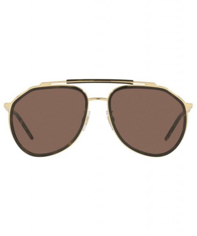 Men's Sunglasses DG2277 57 Gold-Tone/Havana $86.25 Mens