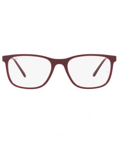 RX7244 Unisex Rectangle Eyeglasses Red Cherry $43.16 Unisex