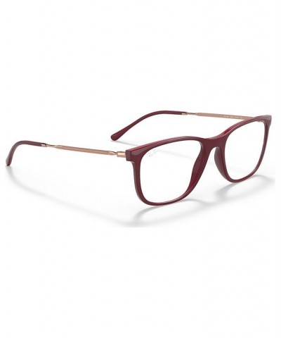 RX7244 Unisex Rectangle Eyeglasses Red Cherry $43.16 Unisex