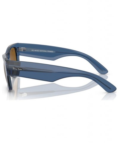 Unisex Mega Wayfarer Sunglasses RB0840S51 Transparent Blue $24.36 Unisex