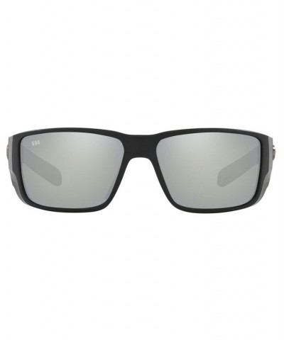 Polarized BLACKFIN PRO Sunglasses 6S9078 60 11 MATTE BLACK/GREEN MIRROR 580G $76.68 Unisex