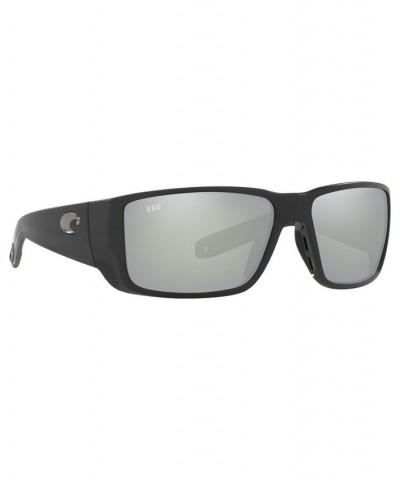 Polarized BLACKFIN PRO Sunglasses 6S9078 60 11 MATTE BLACK/GREEN MIRROR 580G $76.68 Unisex