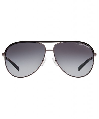 AX Armani Exchange Polarized Sunglasses AX AX2002P GUNMETAL BLACK/GREY GRADIENT POLAR $25.53 Unisex