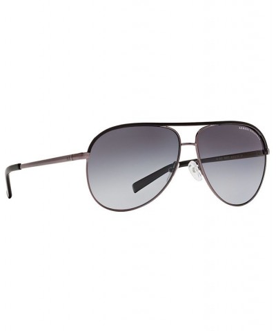 AX Armani Exchange Polarized Sunglasses AX AX2002P GUNMETAL BLACK/GREY GRADIENT POLAR $25.53 Unisex