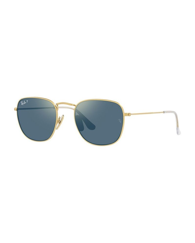 Men's Polarized Sunglasses RB8157 51 Frank Titanium Gold-Tone $103.27 Mens