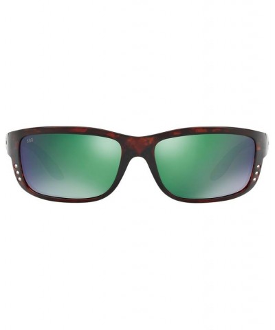 Polarized Sunglasses ZANE 61 TORTOISE BROWN/GREEN MIR POL $68.12 Unisex