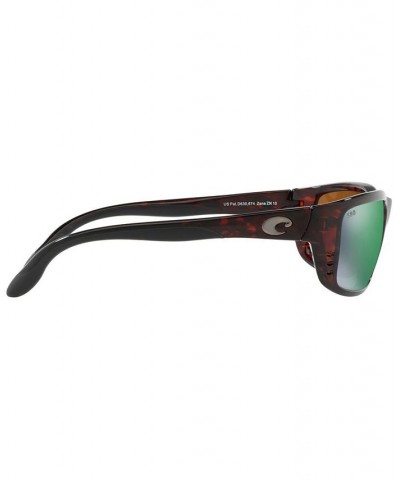 Polarized Sunglasses ZANE 61 TORTOISE BROWN/GREEN MIR POL $68.12 Unisex