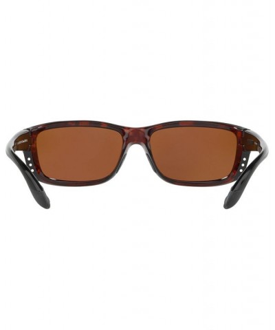 Polarized Sunglasses ZANE 61 TORTOISE BROWN/GREEN MIR POL $68.12 Unisex