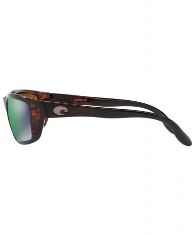 Polarized Sunglasses ZANE 61 TORTOISE BROWN/GREEN MIR POL $68.12 Unisex