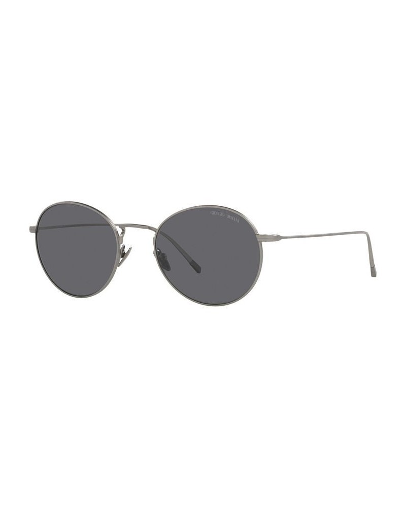 Men's Polarized Sunglasses AR6125 52 Matte Gunmetal $49.08 Mens