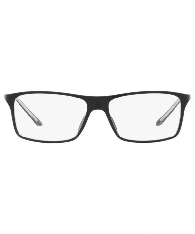 SH1043X Men's Square Eyeglasses Black/Crystal $31.58 Mens