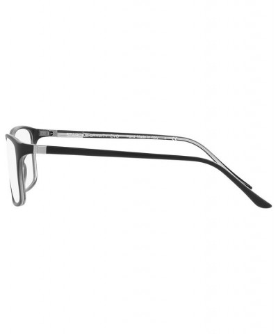 SH1043X Men's Square Eyeglasses Black/Crystal $31.58 Mens