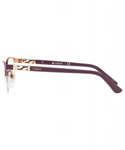 VO4067 Women's Rectangle Eyeglasses Violet $9.88 Womens