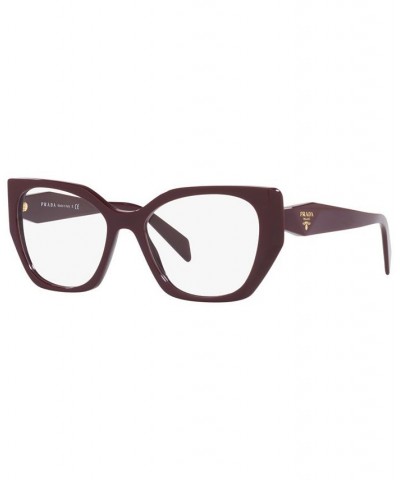 PR18WV Women's Irregular Eyeglasses Garnet $90.74 Womens