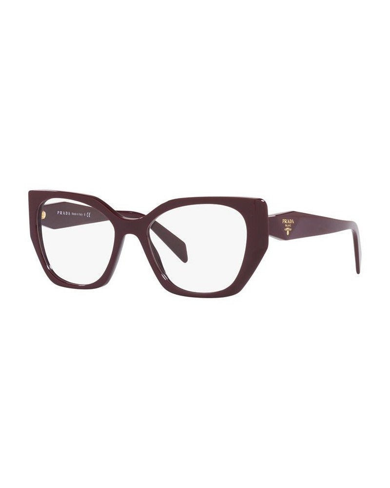 PR18WV Women's Irregular Eyeglasses Garnet $90.74 Womens