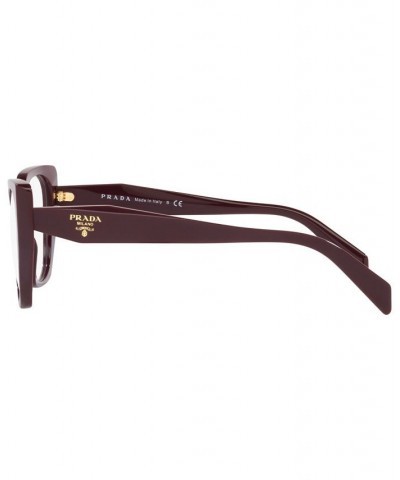 PR18WV Women's Irregular Eyeglasses Garnet $90.74 Womens