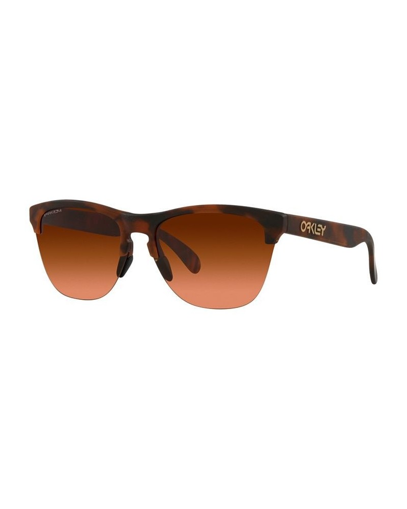 Men's Sunglasses OO9374 Frogskins Lite 63 Matte Brown Tortoise $33.84 Mens