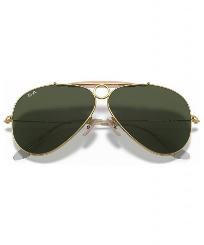 Sunglasses RB3138 SHOOTER GOLD SHINY/GREEN $37.49 Unisex