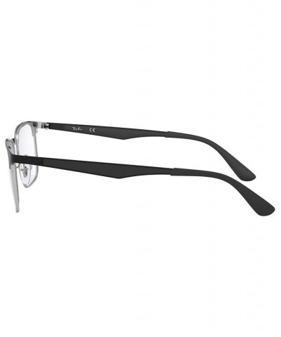 RX6363 Men's Square Eyeglasses Gold Blk $28.64 Mens