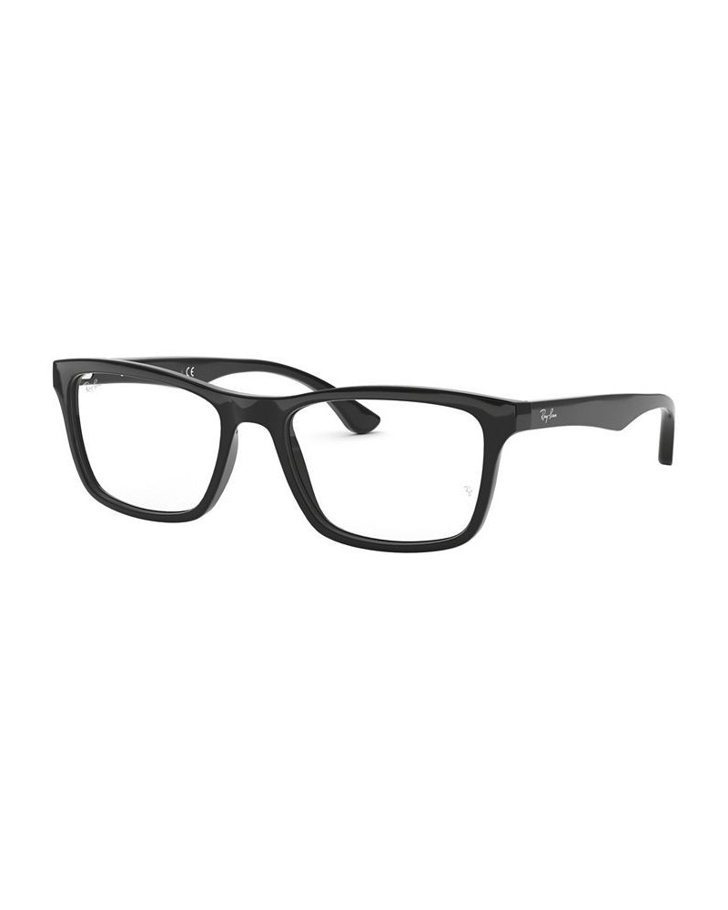 RB5279F Unisex Square Eyeglasses Black $26.74 Unisex