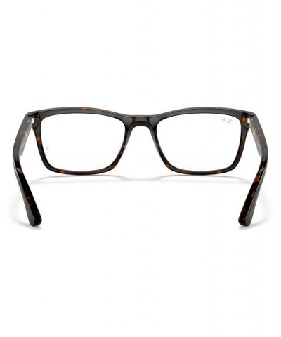 RB5279F Unisex Square Eyeglasses Black $26.74 Unisex