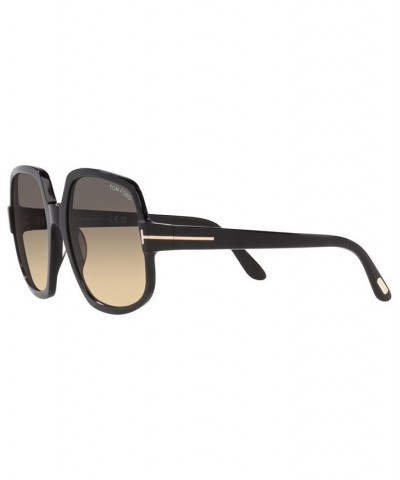 Women's Sunglasses TR00148560-Y 60 Tortoise Black $90.30 Womens