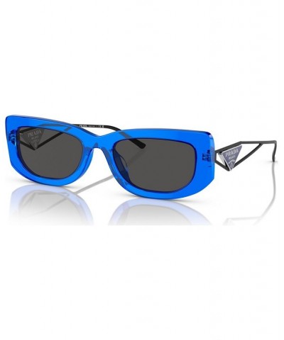 Women's Sunglasses PR 14YS Crystal Electric Blue $118.75 Womens