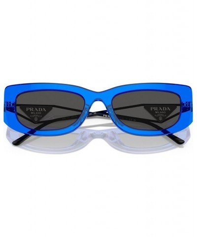 Women's Sunglasses PR 14YS Crystal Electric Blue $118.75 Womens