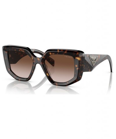 Women's Sunglasses PR 14ZS50-Y Black $134.42 Womens