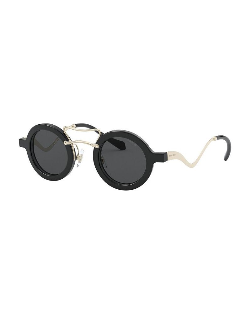 Women's Sunglasses MU 02VS BLACK/GREY $51.52 Womens