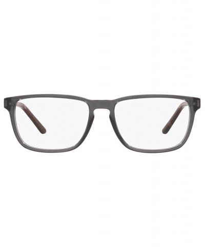 RL6208 Men's Rectangle Eyeglasses Shiny Transparent Gray $79.80 Mens