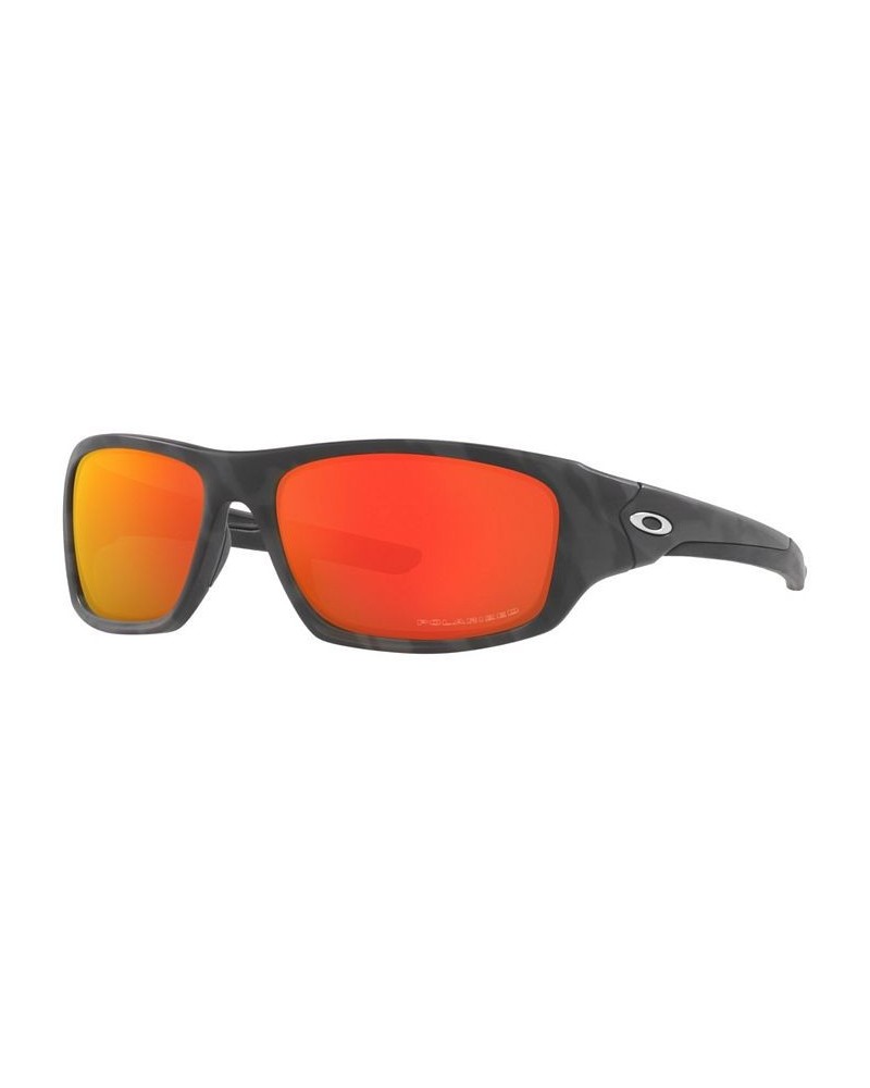 Men's Polarized Sunglasses OO9236 Valve 60 Black $47.04 Mens