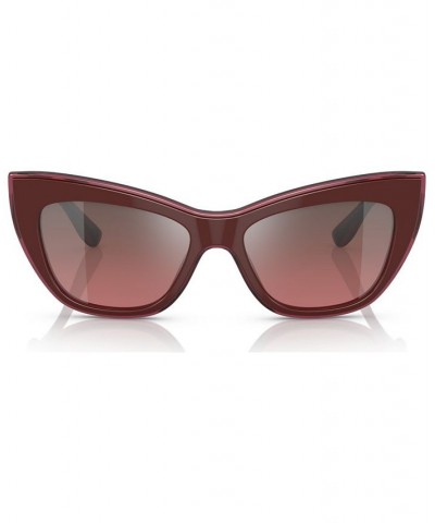 Women's Sunglasses DG441754-YZ Bordeaux/Transparent Bordeaux $48.30 Womens