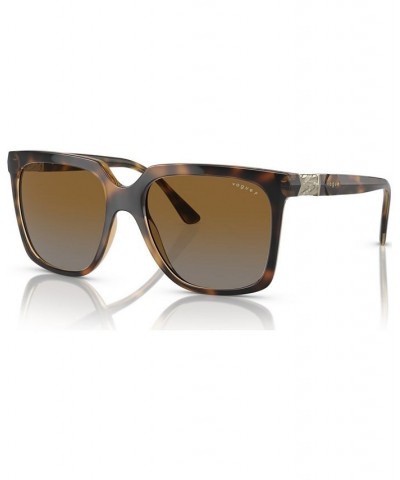 Women's Polarized Sunglasses VO5476SB Dark Havana $25.96 Womens