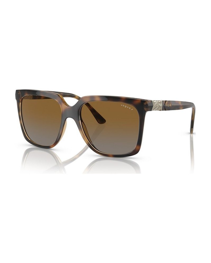 Women's Polarized Sunglasses VO5476SB Dark Havana $25.96 Womens