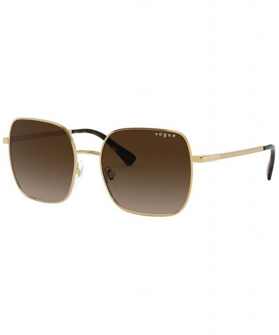 Sunglasses GOLD/BROWN GRADIENT $28.62 Unisex