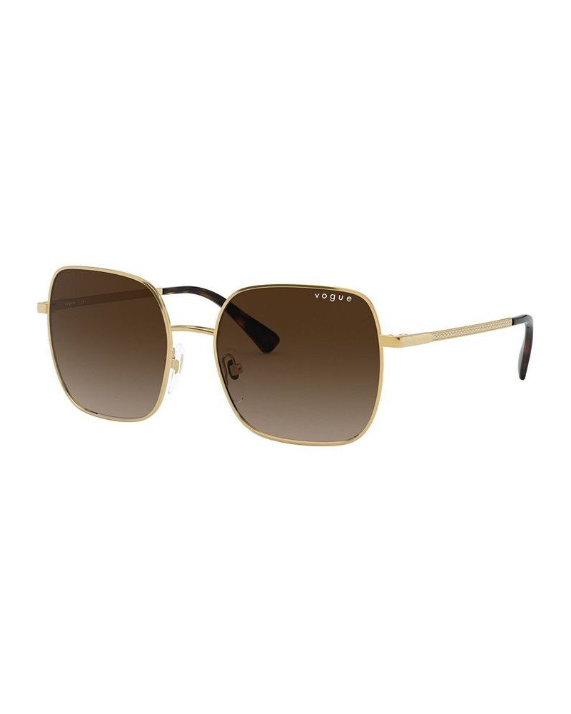 Sunglasses GOLD/BROWN GRADIENT $28.62 Unisex