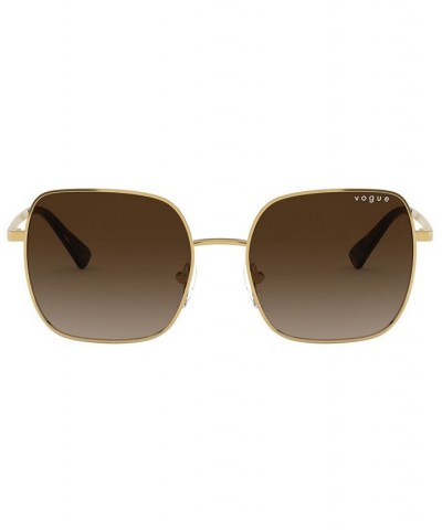 Sunglasses GOLD/BROWN GRADIENT $28.62 Unisex