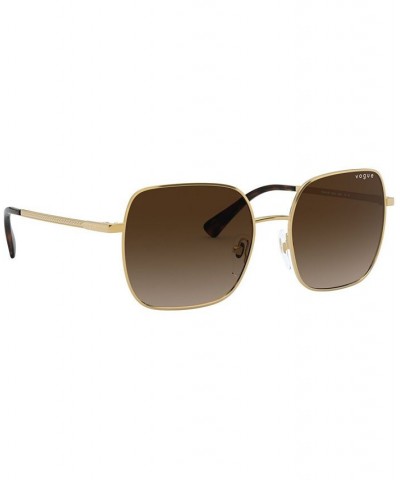 Sunglasses GOLD/BROWN GRADIENT $28.62 Unisex