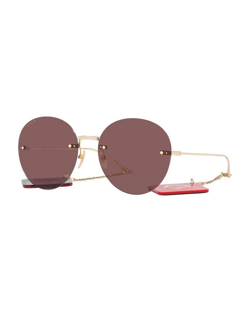 Women's Sunglasses GG1149S CNY Edition 59 Gold-Tone $106.40 Womens